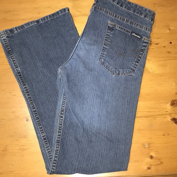 Aeropostale Medium Wash Boot Cut Jeans 7/8 - Picture 1 of 8